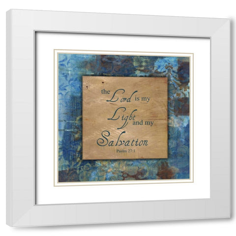 My Salvation Winter Rain White Modern Wood Framed Art Print with Double Matting by Haynes, Smith