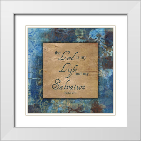 My Salvation Winter Rain White Modern Wood Framed Art Print with Double Matting by Haynes, Smith