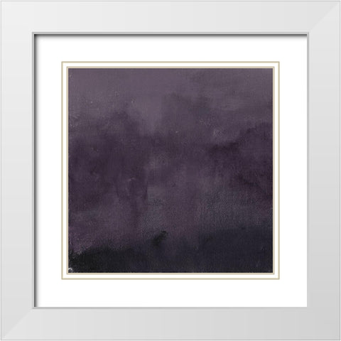 Lavenday Sky C White Modern Wood Framed Art Print with Double Matting by Haynes, Smith