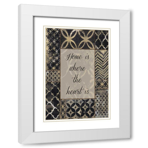 Natural Patch White Modern Wood Framed Art Print with Double Matting by Haynes, Smith