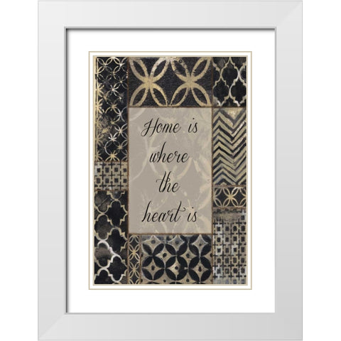 Natural Patch White Modern Wood Framed Art Print with Double Matting by Haynes, Smith
