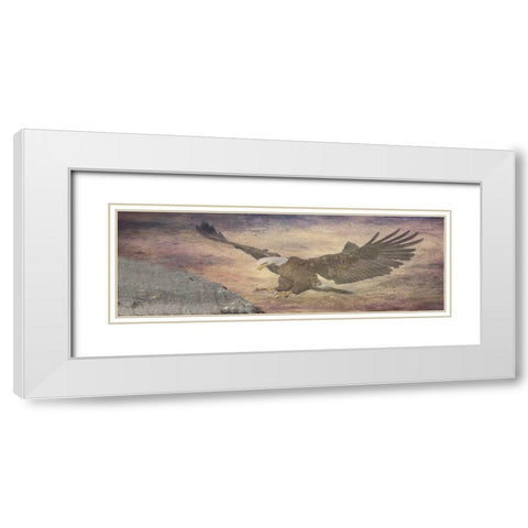 Free Spirit White Modern Wood Framed Art Print with Double Matting by Lewis, Sheldon