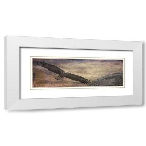 Free Spirit 2 White Modern Wood Framed Art Print with Double Matting by Lewis, Sheldon