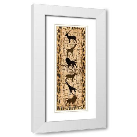 Pride Land White Modern Wood Framed Art Print with Double Matting by Lewis, Sheldon