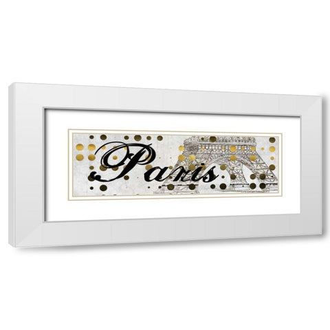 Famous White Modern Wood Framed Art Print with Double Matting by Lewis, Sheldon