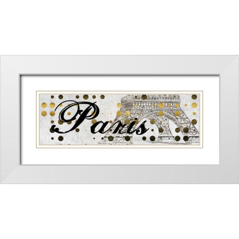 Famous White Modern Wood Framed Art Print with Double Matting by Lewis, Sheldon