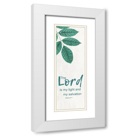 My Salvation White Modern Wood Framed Art Print with Double Matting by Lewis, Sheldon