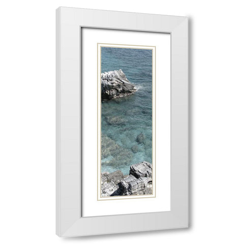 Hidden Paradise 2 White Modern Wood Framed Art Print with Double Matting by Lewis, Sheldon