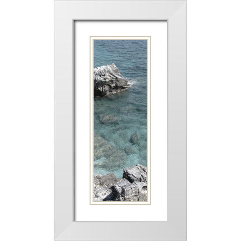 Hidden Paradise 2 White Modern Wood Framed Art Print with Double Matting by Lewis, Sheldon