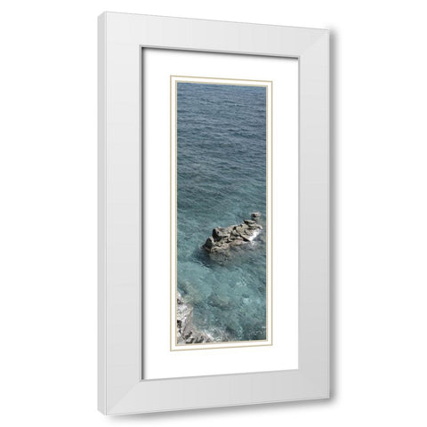 Hidden Paradise 3 White Modern Wood Framed Art Print with Double Matting by Lewis, Sheldon