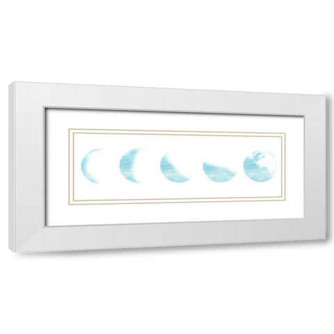 Phased Out White Modern Wood Framed Art Print with Double Matting by Lewis, Sheldon