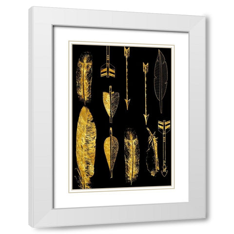 The Hunt White Modern Wood Framed Art Print with Double Matting by Lewis, Sheldon