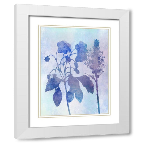 Blooming Spring White Modern Wood Framed Art Print with Double Matting by Lewis, Sheldon