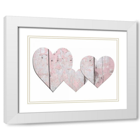 Together Forever White Modern Wood Framed Art Print with Double Matting by Lewis, Sheldon