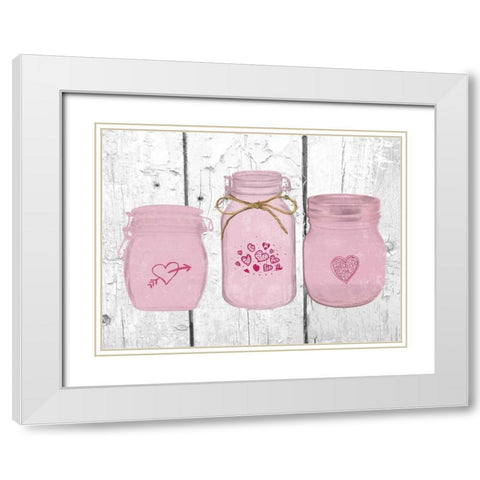 Have not painted boards White Modern Wood Framed Art Print with Double Matting by Lewis, Sheldon