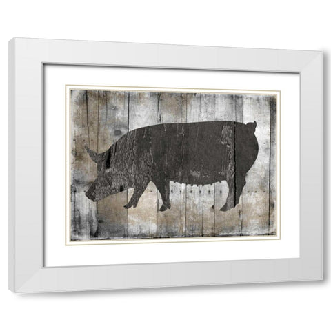 Organically Grown White Modern Wood Framed Art Print with Double Matting by Lewis, Sheldon