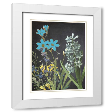 Fresh Meadow Bloom White Modern Wood Framed Art Print with Double Matting by Lewis, Sheldon