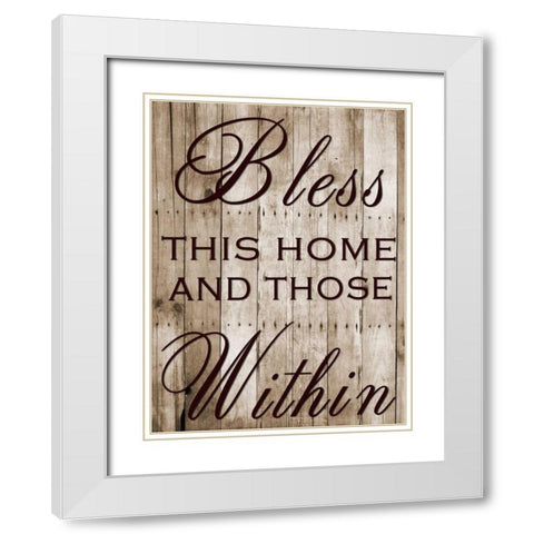 Those Within White Modern Wood Framed Art Print with Double Matting by Lewis, Sheldon