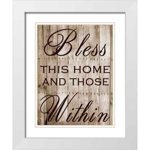 Those Within White Modern Wood Framed Art Print with Double Matting by Lewis, Sheldon