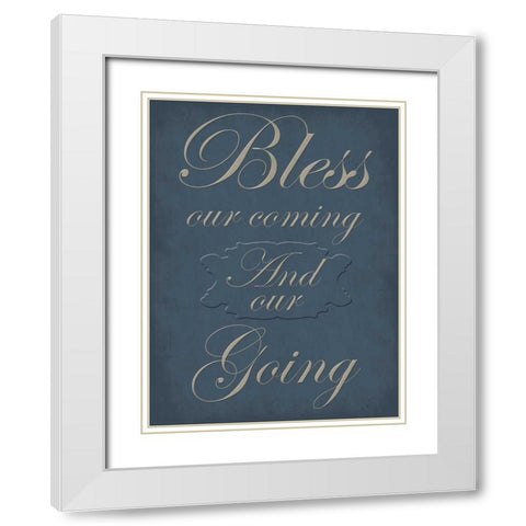 Our Going And Coming White Modern Wood Framed Art Print with Double Matting by Lewis, Sheldon