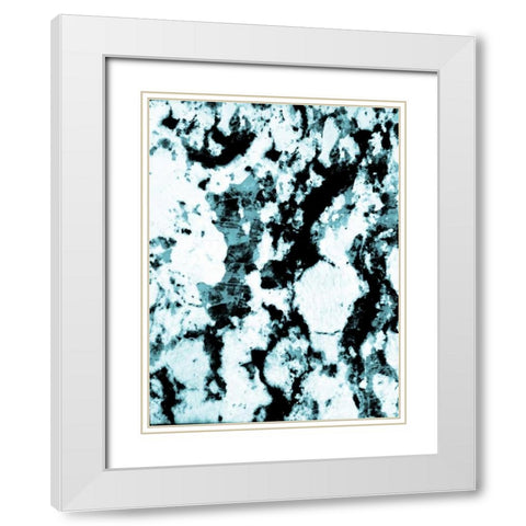 Pure Abstract White Modern Wood Framed Art Print with Double Matting by Lewis, Sheldon