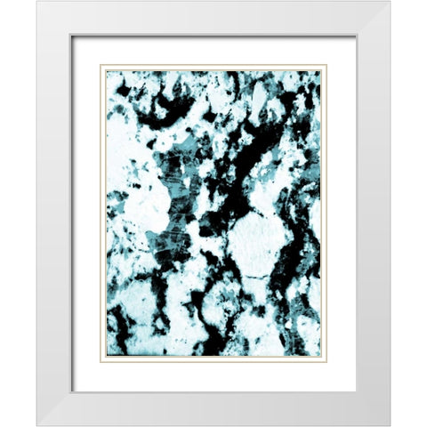 Pure Abstract White Modern Wood Framed Art Print with Double Matting by Lewis, Sheldon