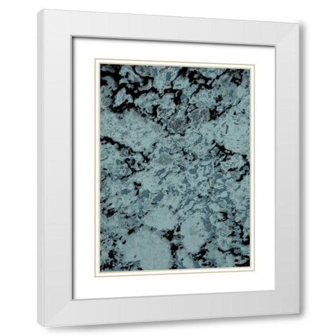 Pure Abstract 2 White Modern Wood Framed Art Print with Double Matting by Lewis, Sheldon