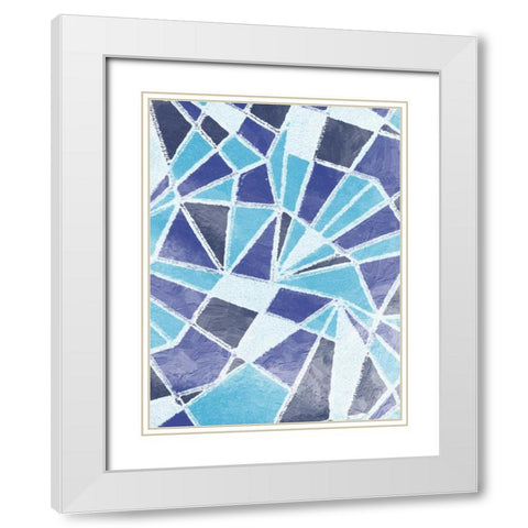 Pure Contemporary 1 White Modern Wood Framed Art Print with Double Matting by Lewis, Sheldon