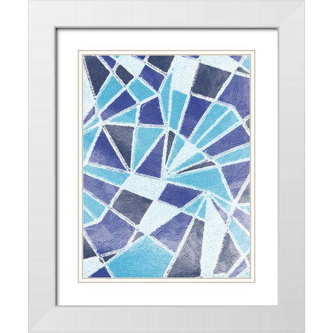 Pure Contemporary 1 White Modern Wood Framed Art Print with Double Matting by Lewis, Sheldon