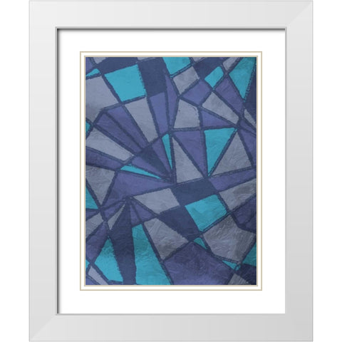 Pure Contemporary White Modern Wood Framed Art Print with Double Matting by Lewis, Sheldon