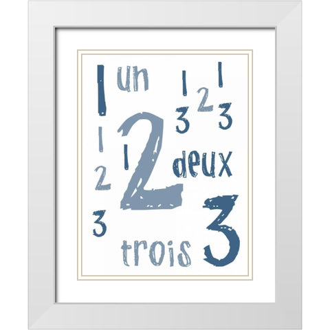 French Count White Modern Wood Framed Art Print with Double Matting by Lewis, Sheldon