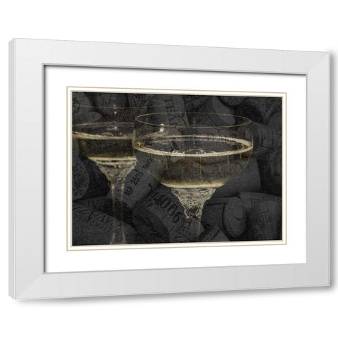 Elegant Transparent White Modern Wood Framed Art Print with Double Matting by Lewis, Sheldon