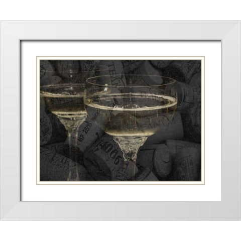 Elegant Transparent White Modern Wood Framed Art Print with Double Matting by Lewis, Sheldon
