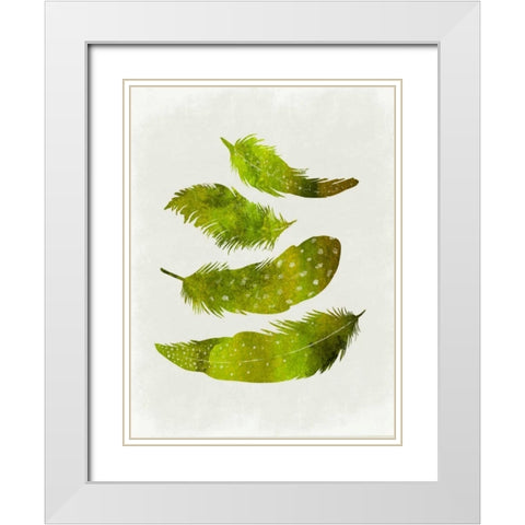 Marqius Village White Modern Wood Framed Art Print with Double Matting by Lewis, Sheldon