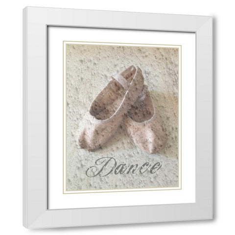 Dance White Modern Wood Framed Art Print with Double Matting by Lewis, Sheldon