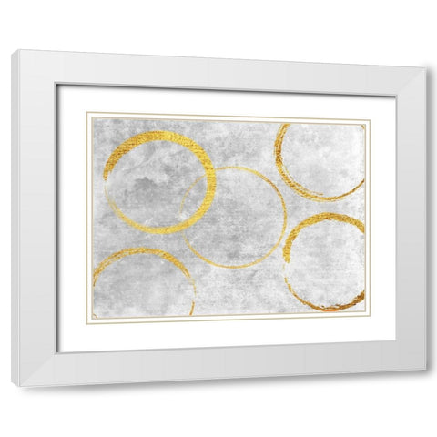 In The Loop White Modern Wood Framed Art Print with Double Matting by Lewis, Sheldon