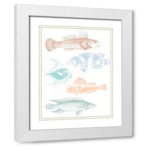 Deep Sea Adventure White Modern Wood Framed Art Print with Double Matting by Lewis, Sheldon