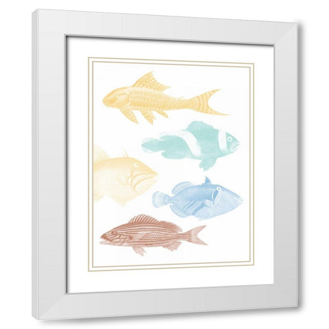 Deep Sea Adventure 2 White Modern Wood Framed Art Print with Double Matting by Lewis, Sheldon
