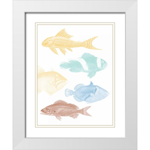 Deep Sea Adventure 2 White Modern Wood Framed Art Print with Double Matting by Lewis, Sheldon
