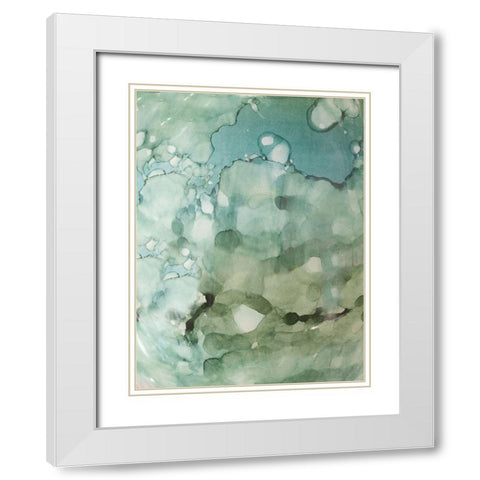 Sephora White Modern Wood Framed Art Print with Double Matting by Lewis, Sheldon