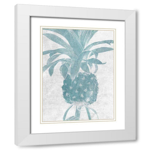 Pine 1 White Modern Wood Framed Art Print with Double Matting by Lewis, Sheldon