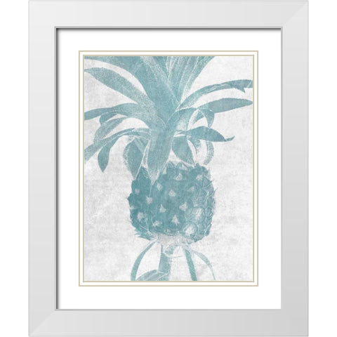Pine 1 White Modern Wood Framed Art Print with Double Matting by Lewis, Sheldon