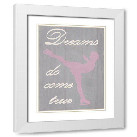 Special Girl White Modern Wood Framed Art Print with Double Matting by Lewis, Sheldon