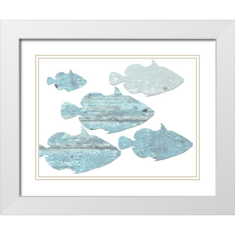 Old Shoal White Modern Wood Framed Art Print with Double Matting by Lewis, Sheldon
