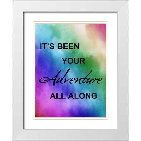 Bright Adventure White Modern Wood Framed Art Print with Double Matting by Lewis, Sheldon