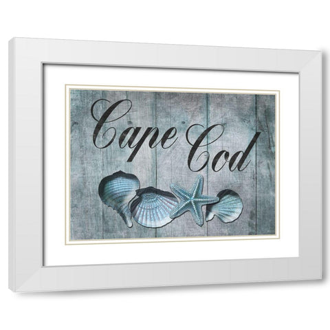 At The Cape White Modern Wood Framed Art Print with Double Matting by Lewis, Sheldon