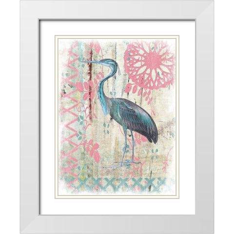 Silent Moment White Modern Wood Framed Art Print with Double Matting by Lewis, Sheldon