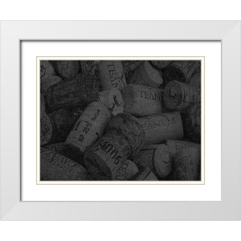 Collection 1 White Modern Wood Framed Art Print with Double Matting by Lewis, Sheldon