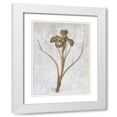 Earth Balance 3 White Modern Wood Framed Art Print with Double Matting by Lewis, Sheldon