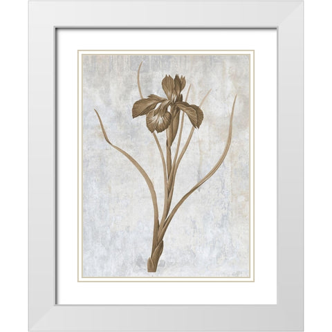 Earth Balance 3 White Modern Wood Framed Art Print with Double Matting by Lewis, Sheldon